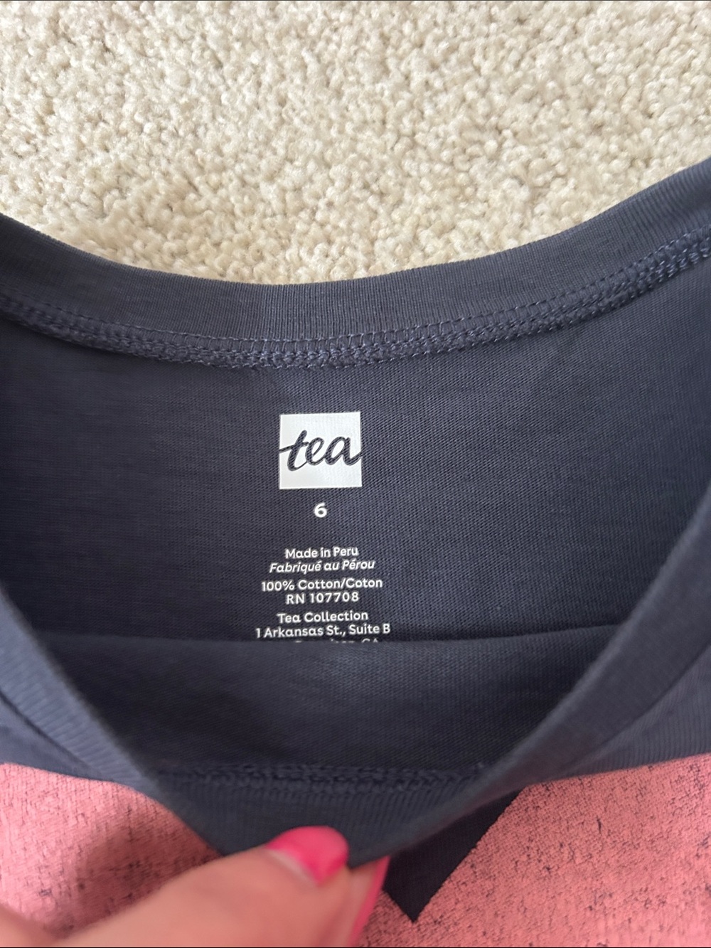 Tea Collection Heart Top - Picture 3 of 6
